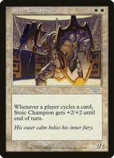 1X Stoic Champion Legions NM/EX FOIL MTG CARD