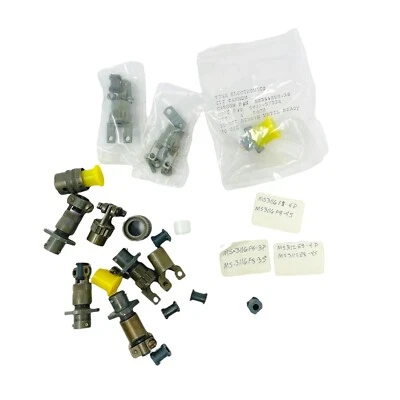 8 pcs Assorted Circular MIL Spec Connector ITT Cannon and Bendix - Image 1 of 4