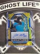 JACOB BERRY - 2023 PANINI PRIZM GOLD SHIMMER ROOKIE AUTO. #08/10