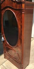 ANTIQUE LOUIS PHILIPPE  FRENCH MAHOGANY ARMOIRE -
