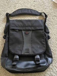 D2 TUMI Messenger Nylon Backpack Black - Picture 1 of 8
