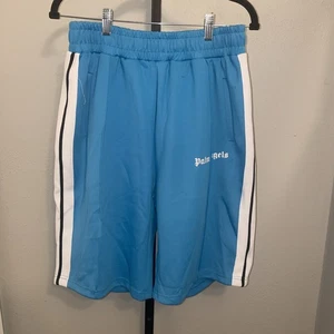 Palm Angels Blue Track Shorts Size Large - Picture 1 of 8