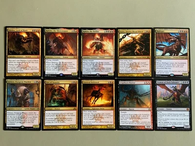 MTG Black Red BR Rakdos, Lord of Riots Unleash Commander Deck  RTR COM EDH - Image 1 of 4
