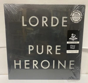 Lorde Pure Heroine Vinyl Clear LP Rare Sealed Newbury Comics Clear 1 Of 1500 - Picture 1 of 5