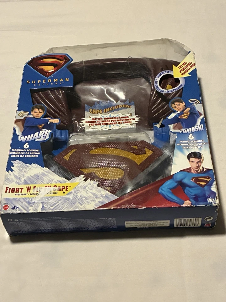 Плащ Mattel SUPERMAN RETURN Fight N Fly FX 6 боевых и 6 летающих звуков - Изображение 1 из 4