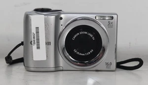 Canon PowerShot A810 HD 16 MP Digitalkamera silber - Bild 1 von 8