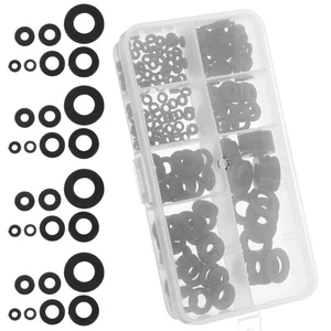 Junta para muebles de lavadora de anillo plano de nailon negro 250 un. M2-M8 - Imagen 1 de 12