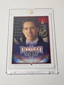 Decision 2020 Josh Hawley RC 1/1 Election Day Red In Mag Case - Picture 1 of 2