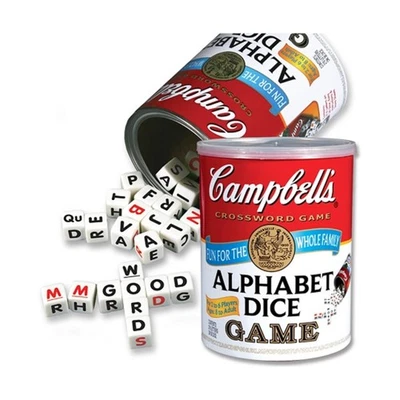 TDC Boardgame Campbell's Alphabet Dice Game Box VG+/NM - Image 1 of 2