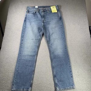Levis 514 Jeans Herren 36x32 Straight Flex Eco Performance Blau Stretch Freizeit Neu mit Etikett - Bild 1 von 17