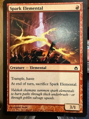 MTG Magic the Gathering Fifth Dawn Spark Elemental - Image 1 of 2