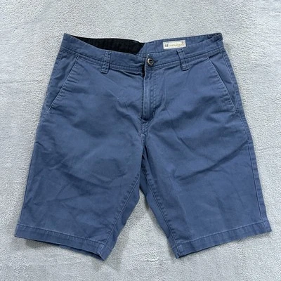 Volcom Chino Shorts Men 32 True to This Blue Preppy Summer Flat Front Modern Fit - Image 1 of 4