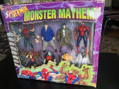 De colección 1998 ToyBiz Spider-Man Serie Animada Monster Mayhem Boxset RARO Foto 1 de 4