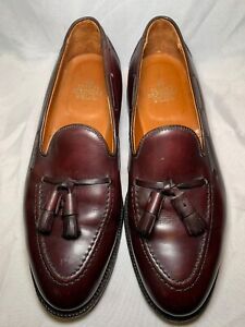 Brooks Brothers Alden Tassel Loafers Brown Size 9D - Model # 06598