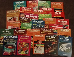 28 RETRO ATARI VCS 2600 POSTERS A4 SIZED SPACE INVADERS, ASTEROIDS ETC - Afbeelding 1 van 11