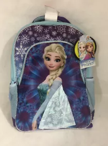 Disney's FROZEN **Elsa** 16" Purple Backpack School Book Bag - Picture 1 of 2