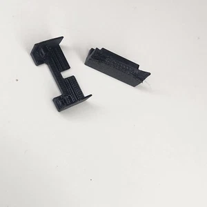 FUERTE Bisagras de Repuesto para TRITURADORA SKULLCANDY - Color Negro - Juego de 2 - Imagen 1 de 2