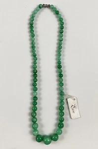 Eve Green Marbled Beaded Necklace - Approx 18-19” Barrel Clasp -NWT - MSRP $55 - Picture 1 of 8