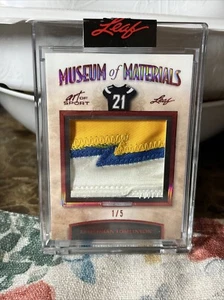 2021 Leaf Art of Sport Ladainian Tomlinson Museum of Materials Patch #1/5 - Picture 1 of 3