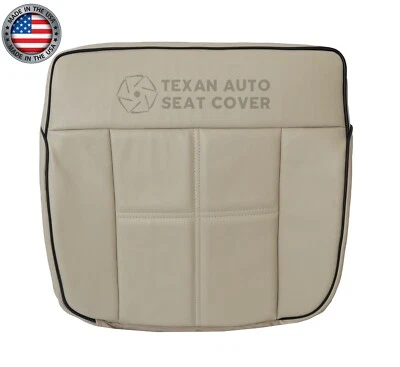 2006, 2007, 2008 Lincoln Mark LT Passenger Side bottom Leather Seat Cover Tan - Image 1 of 4