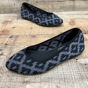 Skechers Air Cooled Memory Foam Womens Pointed Toe Knit Flats Comfort Size 7 - Picture 1 of 7