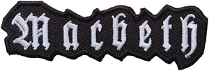 MACBETH - Cut Out Logo - 10 cm x 3,3 cm - Patch - 168416 - Picture 1 of 1