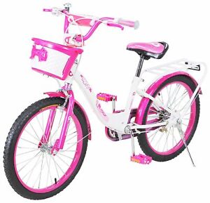 20" Kinderfahrrad Kinder Fahrrad Bike Mädchen Kinderrad 20 Zoll Weiß-Pink