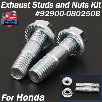 Tuercas de escape para Honda Foreman 400 450 500 TRX300 300ex 400ex 250ex Recon Foto 1 de 4