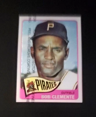 1998 Topps #160 Roberto Clemente 1965 Topps Finest Reprint W/ Coating - Image 1 of 4