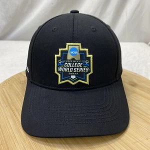 NCAA College World Series Hat 2022 Omaha Adjustable Strapback Cap Men's Black - Picture 1 of 7