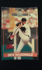 Ben McDonald Orioles Line Drive Collect a Books PROOF 1991 SCARCE Cover WOW