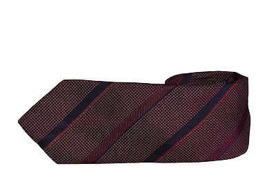 Corbata para hombre John W. Nordstrom L3629 100 % seda plateada azul marino rojo 58" L 3" W Foto 1 de 2
