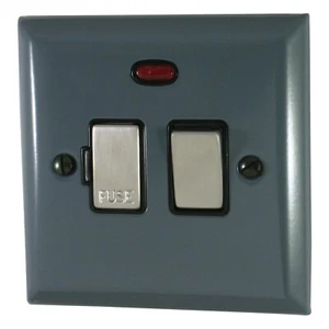 Placa de espectro G&H SDG327 gris oscuro 1 banda fusionada Spur 13A conmutada y neón - Imagen 1 de 1