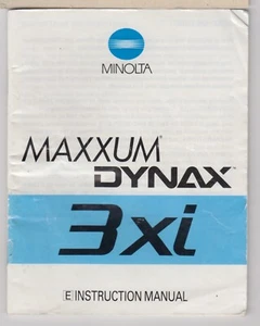 MINOLTA MAXXUM DYNAX 3xi CAMERA, INSTRUCTION MANUAL #12 - Picture 1 of 1
