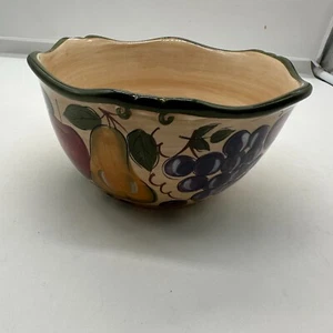 Usado en Excelente Condición Home Trends Granada Fruta Mediano Cuenco para Servir 8" - Imagen 1 de 5