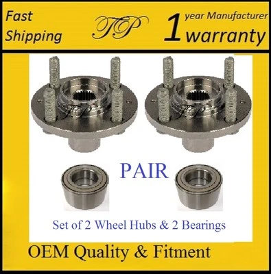 Kit de buje y cojinete de rueda delantera para FORD ESCORT MERCURY TRACER (PAR) Foto 1 de 3