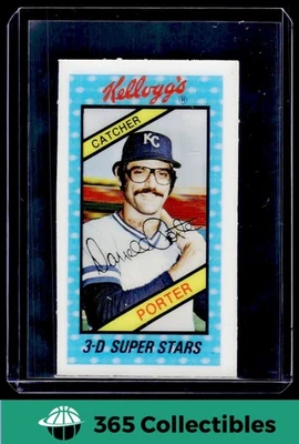 1980 Kellogg's 3-D Super Stars Darrell Porter #12 Kansas City Royals - Image 1 of 2