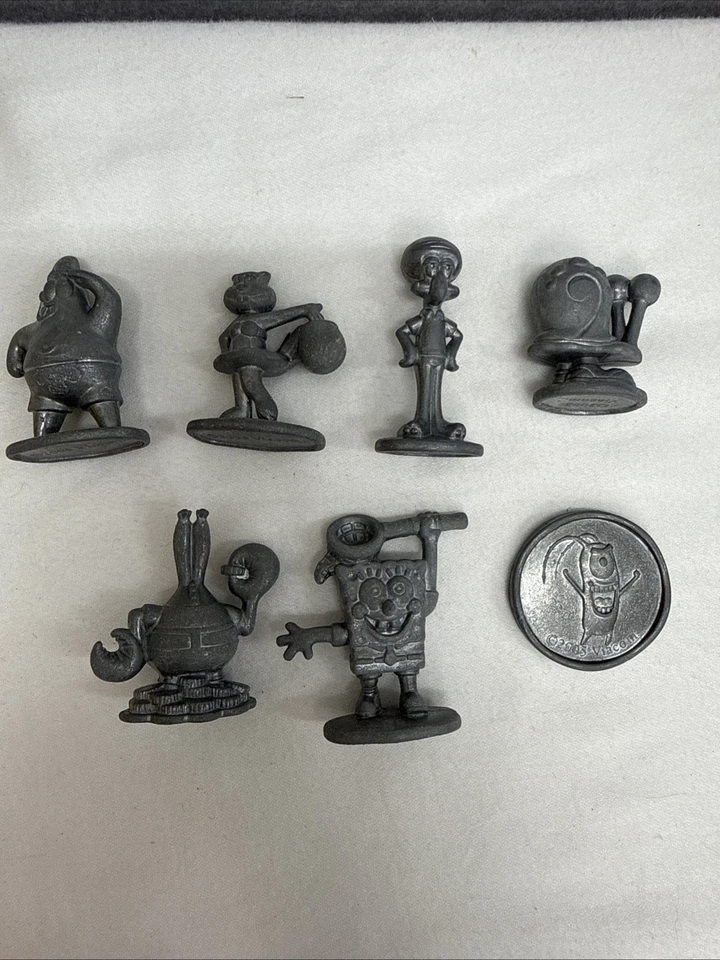 Pantalones Cuadrados Bob Esponja MONOPOLY ☆ 6 Fichas de Peltre de Repuesto + Moneda de Plancton Foto 1 de 3