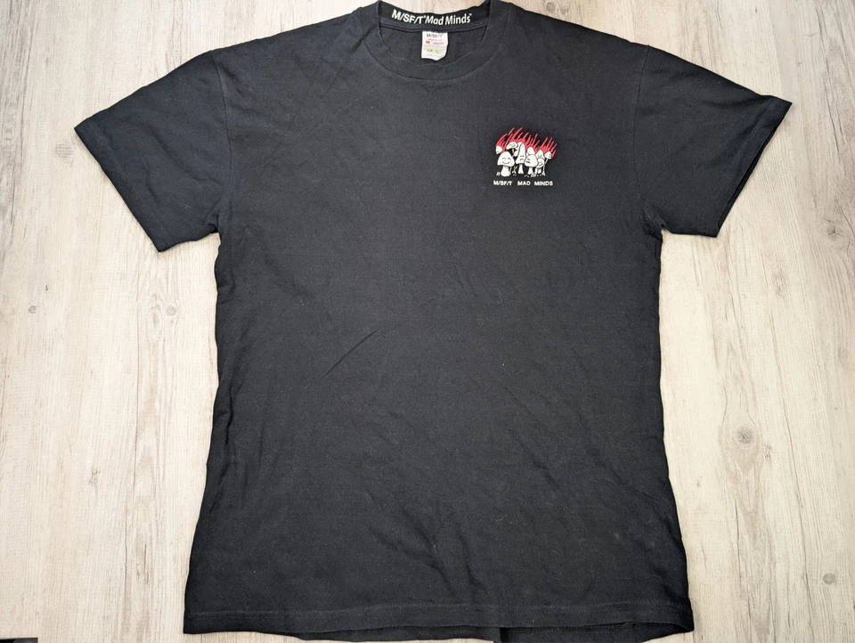 Camiseta para hombre Misfit Mad Minds Quit Harshing My Dream camiseta gráfica talla L negra Foto 1 de 4