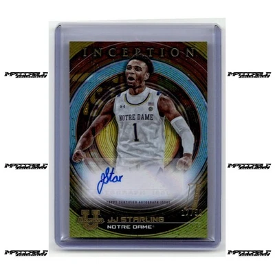 2022-23 Bowman U Inception - Gold V2 #BIA-JSG JJ Starling Rookie Auto /50 - Image 1 of 2