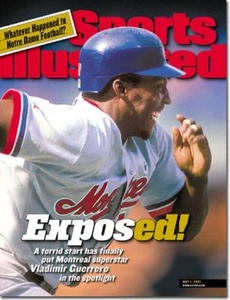 Quiosco ilustrado deportivo Vladimir Guerrero Montreal Expos 1 de mayo de 2000 - Imagen 1 de 1