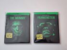 Boris Karloff The Mummy & Frankenstein Blu-ray GITD Slipcover Lot Of 2