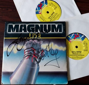 Magnum - Live (1980) 2x7" Vinyl EP. AUTOGRAPHED. signed. NWOBHM - Picture 1 of 2