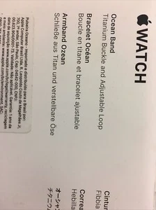 Apple Ocean Band for Watch Ultra - Midnight, One Size (49mm) - Picture 1 of 4