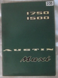 1972 Austin Maxi Owner's Handbook Pub, No. AKD 7625 4th edition - Picture 1 of 5