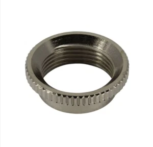 Nickel Vintage Style Deep Thread Toggle Switch Nut for Switchcraft SG, Les Paul - Picture 1 of 1