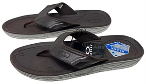 Oakley Men's Blade Flip Flop Sandals in Brown - Picture 1 of 9