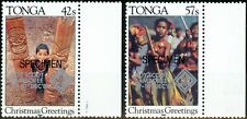 Tonga 1986 Boys Scouts Specimen set of 2 SG960s-961s V.F MNH