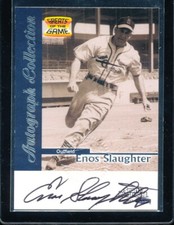 1999 Fleer Greats/Game Enos Slaughter autograph - Cardinals - NM - S2168