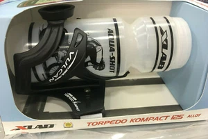 XLab Torpedo Kompact 125 Aero bar Mount+Cage+Bottle (Black) #2644 - Picture 1 of 7